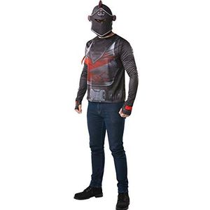 Rubie's Fortnite Black Knight officieel kostuum, uniseks, tween, meerkleurig, maat S, borst 89-96 cm, 300191S