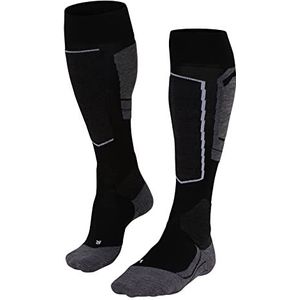 Falke Skisokken voor dames SK4 Wool; optimaal voor de sportieve bestuurder met zeer lichte bekleding en merinowol, verschillende kleuren, maat 35-42, Schwarz (Black-Mix 3010), 41-42 EU