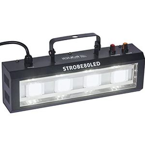 Ibiza - STROBE80LED - 4x20W LED Strobe Effect Lamp - Zwart