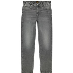 Lee Jeansvest voor heren, regular fit, rechte pijpen, donkergrijs, 33 W/30 L, bestrating