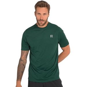 JP 1880 Jay-pi Flexnamic T-shirt fonctionnel à manches mi-longues à séchage rapide pour homme, vert bouteille, 4XL