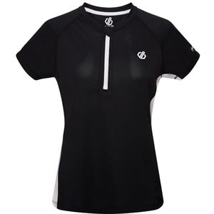 Dare 2b Outdare Ii Jersey T-shirt voor dames, Zwart/Wit