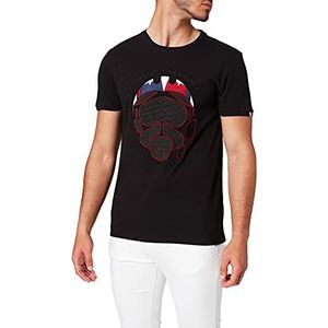 REDSKINS-PAF Cask National T-shirt voor heren, zwart.