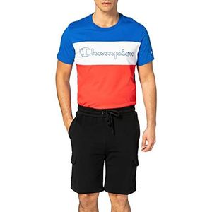 Urban Classics Heren shorts van biologisch katoen biologisch katoen cargo sweatshorts, korte joggingbroek met cargo-zakken voor mannen in 2 kleuren, maten S - 5XL, zwart.