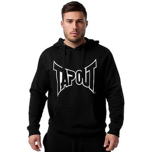 Tapout Tapout Lifestyle Basic hoodie voor heren, zwart/wit, hoodie voor heren, Zwart/Wit