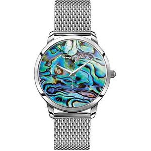 Thomas Sabo Unisex analoog kwartshorloge met roestvrijstalen armband WA0363-201-218-42 mm, meerkleurig, één maat, armband, Meerkleurig, Armband