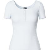 Pieces Pckitte SS Top Noos BC T-shirt voor dames, Briljant wit