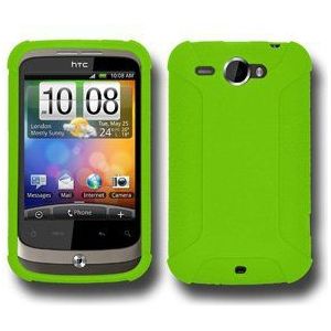 Amzer Jelly Case Siliconen hoes voor HTC Wildfire (UK Import) Groen