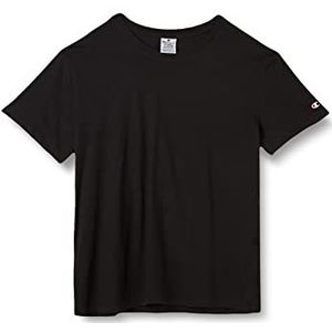 Champion Dames T-shirt korte mouwen zwart S, zwart.