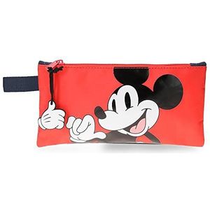 Disney Mickey Mouse Fashion pennenetui, meerkleurig, 22 x 12 cm, microvezel, meerkleurig, etui