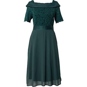 ApartFashion Dames jurk kant smaragd, maat 36, Emerald