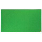 Nobo Widescreen Viltbord, 890 x 500 mm, fijne randen, InvisaMount-bevestigingssysteem, Pro-print, groen, 1915425
