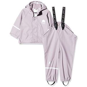 Celavi Rainwear Suit-Basic jas voor jongens, Paars.
