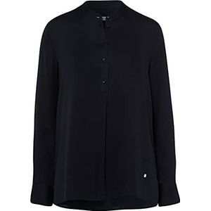 BRAX dames blouse fluweel stijl, Navy (20)