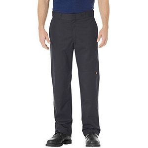 Dickies Flex Regular Fit Double Knee Werkbroek voor heren (leeg), zwart, 34W/32L, zwart.