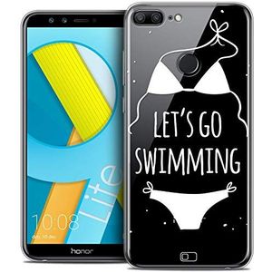 Caseink Beschermhoesje voor Huawei Honor 9 Lite (5,7 inch), kristalgel, HD-collectie, Summer Design Let's Go Swim, zacht, ultradun, bedrukt in Frankrijk