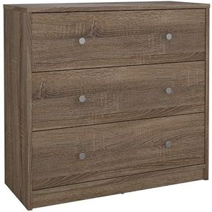 Tvilum Commode met 3 laden, truffels, van hout