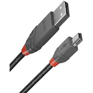 Lindy 36724 USB 2.0 kabel type A naar mini-B, 3 m