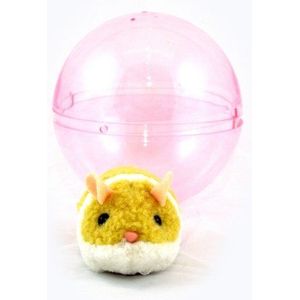 Tobar - 28771 - Geanimeerde hamster pluche die in zijn bal loopt, Animigos collectie