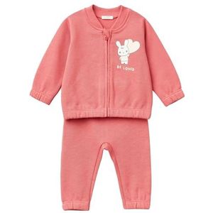 United Colors of Benetton Comp(jas + pant) 3j70ak00r broek, uniseks, baby, Roze