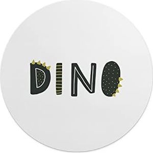 Questo Casa, Ronde muismat met antislip onderkant voor kantoor en thuis, diameter 22 cm