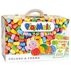 PlayMmais 160063 Playmais Fun To Learn Set, Kleuren en Vormen, Knutselset, Vanaf 3 Jaar