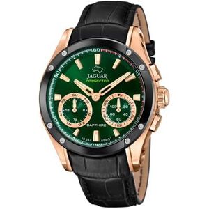 Jaguar J959 Connected Herenhorloge, Groen, Band