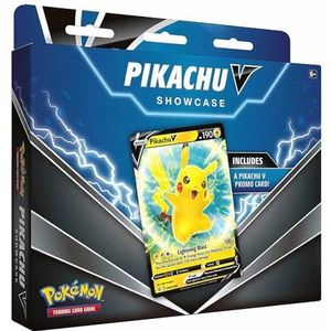 Pokemon TCG: Pikachu V Showcase Box (1 aluminium kaart en 3 boosters)