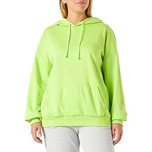 NEON COCO Oversized Blank Hoodie, Sport Sweatshirt met capuchon, Dames Groen (Neon Green C40), M, groen (Neon Green C40)