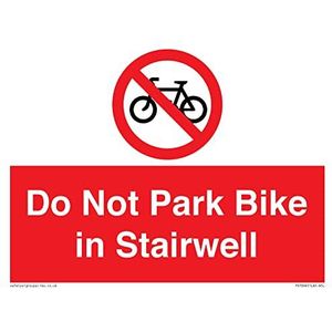 Do Not Park Bike in Stairwell, 200 x 150 mm, A5L