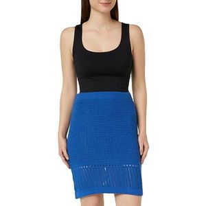 NAEMI Mini jupe tricotée pour femme 11026970-na01, bleu roi, XS, bleu marine, XS
