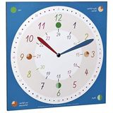 TFA-Dostmann 98.1123.06 leren horloge voor kinderen, jongens en meisjes, blauw, 300 x 11 x 300 mm