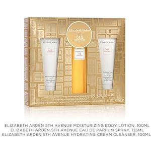 Elizabeth Arden 5th Avenue, Eau de Parfum pour Femme, Coffret Trio, Cadeau pour Femme, Senteur Florale et Fraiche, Parfum Immuable et Riche en énergie