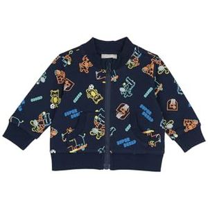 Chicco Sweat-shirt léger avec fermeture éclair à manches longues, bleu foncé, 3 mesi
