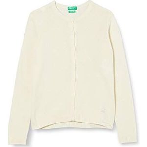 United Colors of Benetton Cardigan-trui, voor meisjes en meisjes, Off White 000