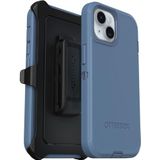 OtterBox Defender beschermhoes voor iPhone 15 / iPhone 14 / iPhone 13, schokbestendig, valbescherming, ultra-robuust, beschermhoes, ondersteunt 5 x meer vallen dan militaire standaard, blauw