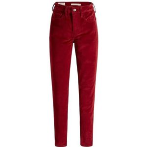 Levi's Dames 721 High Rise Skinny Jeans, Paars.