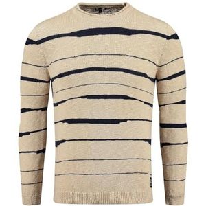 KEYLARGO Pull rond Sector pour homme, Beige (1004), XL