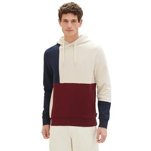 TOM TAILOR Sweat-shirt pour homme, 10574 - Tawny Port Red, 3XL