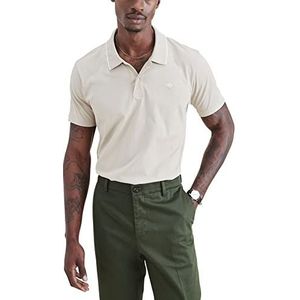 Dockers Polo à manches courtes pour homme Regular et Big & Tall, Sahara Kaki., L