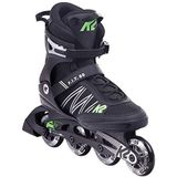 K2 F.I.T. 80 inlineskates voor heren met softboots K2 zwart/groen, maat 44