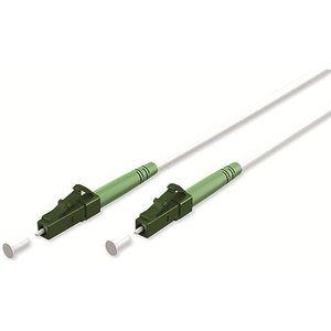 goobay 59583 Câble à fibre optique (FTTH) / monomode (OS2) Simplex/LC APC (8°) mâle vers LC-APC (8°) mâle/câble à fibre optique / 0,5 mètre