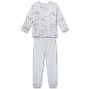 Sanetta Pyjama long bleu pour fille - Pyjama confortable pour fille - Taille, bleu, 116
