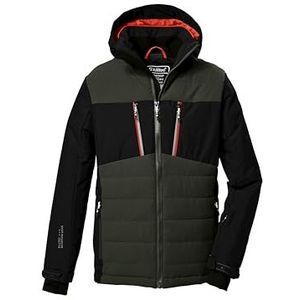 Killtec Veste de ski fonctionnelle pour garçon Ksw 385 Bys Ski Jckt avec capuche zippée amovible et jupe pare-neige