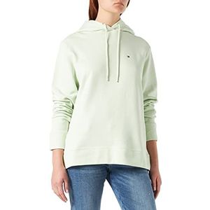 Tommy Hilfiger Regular Hoodie voor dames met capuchon, Accent Groen