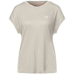 Street One 317586 T-shirt, Vanilla White, 42 dames, Vanilla White