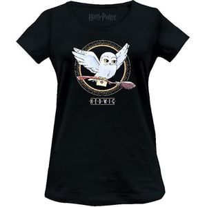 HARRY POTTER T-shirt dames, zwart.