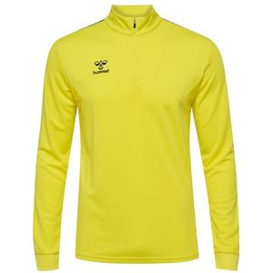 hummel Hmlauthentic sweatshirt met capuchon voor heren, Helder geel