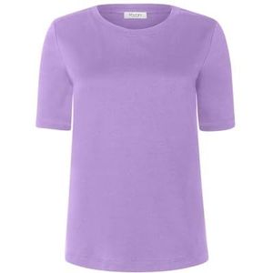 T-shirt à col rond et manches 1/2, Purple Cream, 36