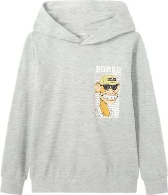 NAME IT Nkmmaddux Bod Nreg Sweatshirt Wh Unb Sky Nkmmaddux Bod Nreg Sweatshirt Wh Unb Sky Jongens (1 stuk), Lichtgrijs chinees